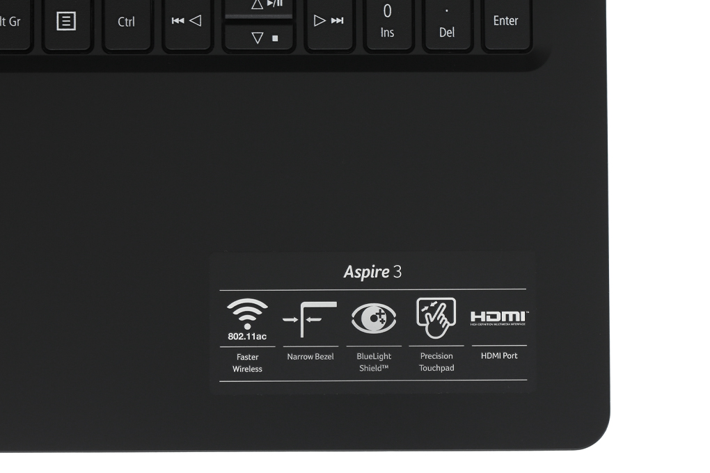 Laptop Acer Aspire 3 A315 54K 30FK i3 7020U/4GB/1TB/Win10 (NX.HEESV.003) Màu Đen