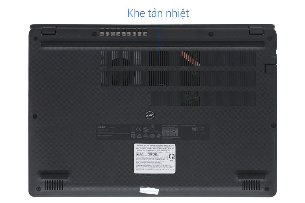 Laptop Acer Aspire 3 A315 54K 30FK i3 7020U/4GB/1TB/Win10 (NX.HEESV.003) Màu Đen