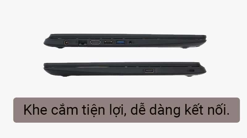 Cổng kết nối laptop Acer Aspire 3 A315 5457PJ i3