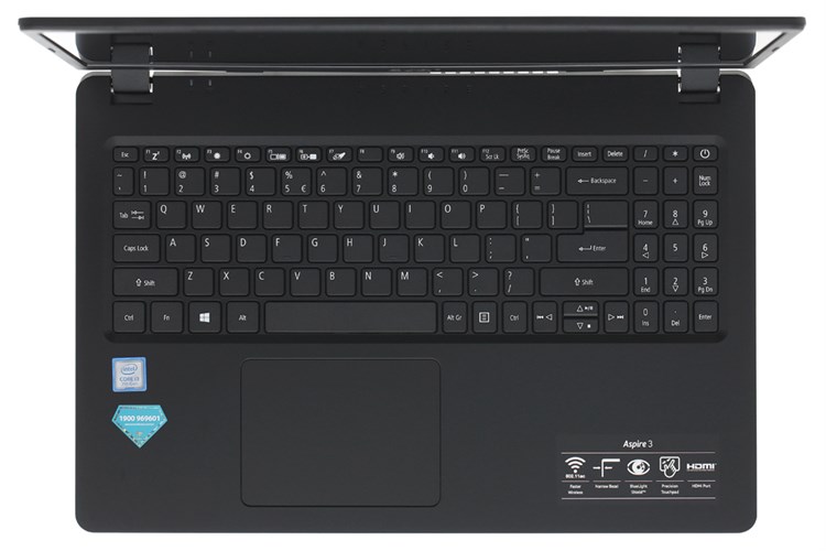 Laptop Acer Aspire 3 A315 54K 30FK i3 7020U/4GB/1TB/Win10 (NX.HEESV.003) Màu Đen