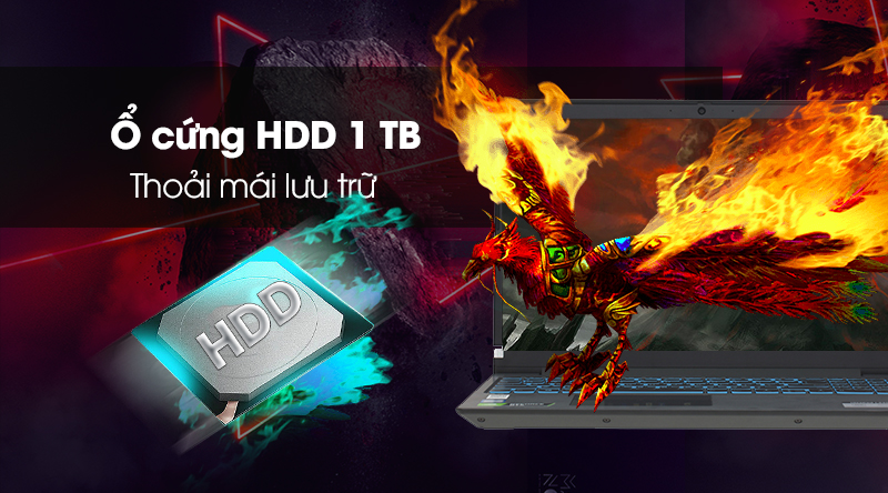 Ổ cứng HDD có dung lượng lên đến 1 TB