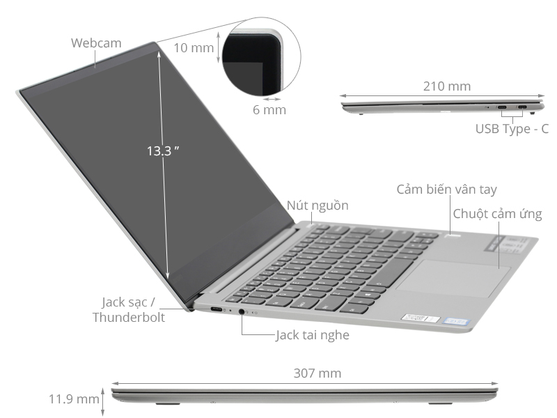 Lenovo YOGA S730 13IWL i5 8265U/8GB/512GB/Win10 (81J0008SVN)