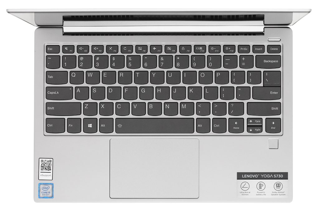 Laptop Lenovo YOGA S730 13IWL i5 8265U/8GB/512GB/Win10 (81J0008SVN) Màu Bạc