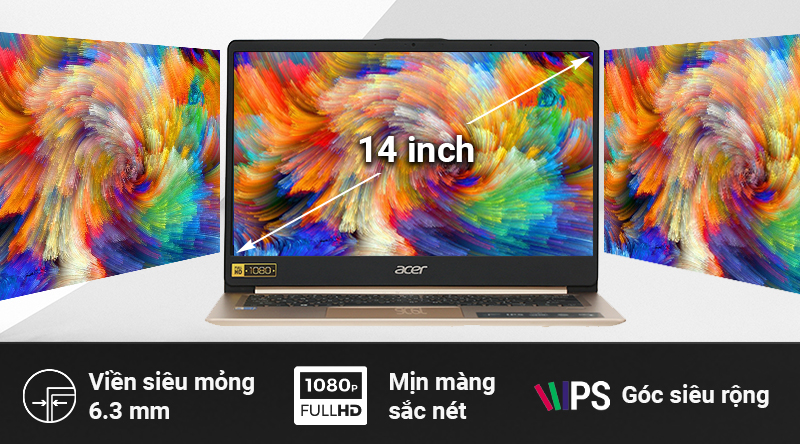 Laptop Acer Swift SF114 32 P8TS N5000/4GB/64GB/Win10 (NX.GXQSV.001)