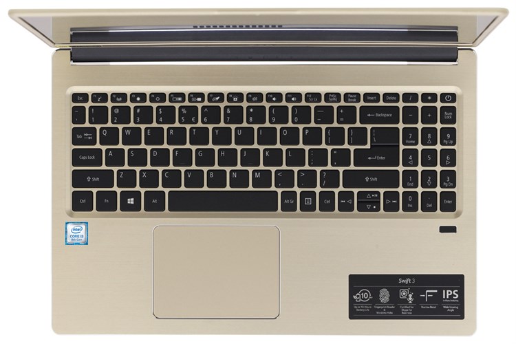 Laptop Acer Swift 3 SF315 52 38YQ i3 8130U/4GB/1TB/Win10 (NX.GZBSV.003) Màu Vàng