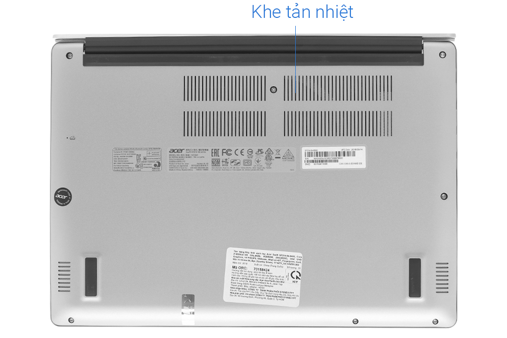 Laptop Acer Swift 3 SF314 56 50AZ  i5 8265U/8GB/256GB/Win10(NX.H4CSV.008) Màu Bạc