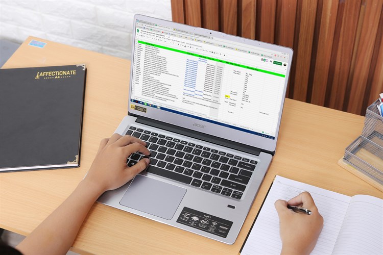 Laptop Acer Swift 3 SF314 56 50AZ  i5 8265U/8GB/256GB/Win10(NX.H4CSV.008) Màu Bạc