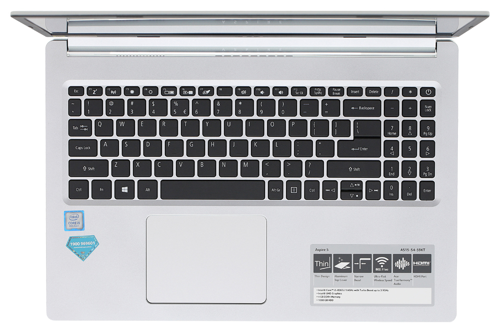 Laptop Acer Aspire A515 54 59KT i5 8265U/4GB/1TB/Win10 (NX.HFNSV.009) - 4