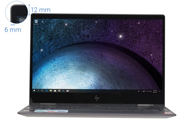 Laptop HP Envy x360 ar0071AU R5 3500U/8GB/256GB/Touch/Win10 (6ZF30PA) Màu Đen