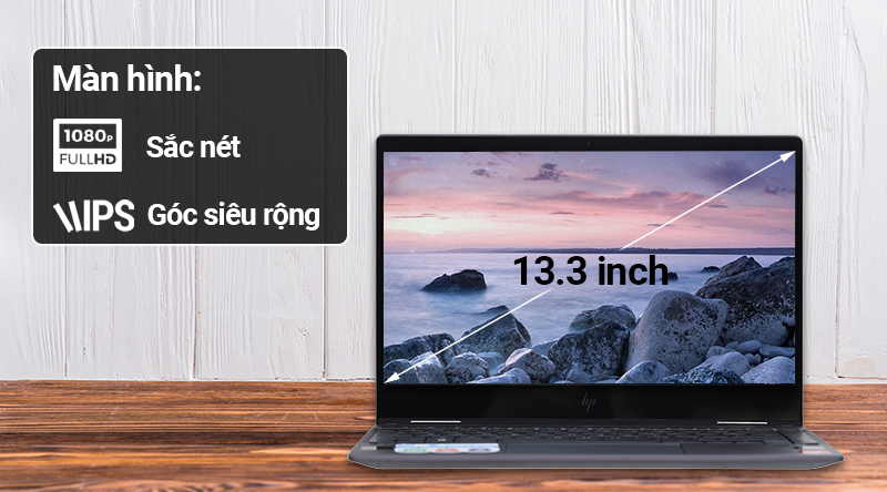  Laptop HP Envy x360 đảm bảo đem đến những hình ảnh sắc nét, chân thực.