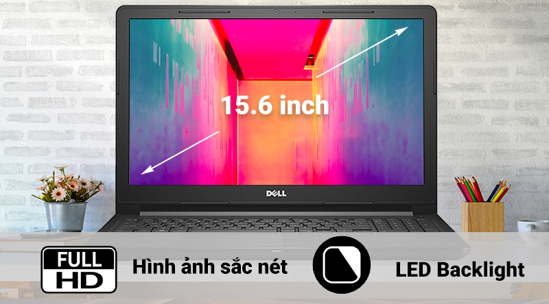 Laptop Dell Vostro 3580 i3 8145U/4GB/1TB/Win10 (V5I3058W)