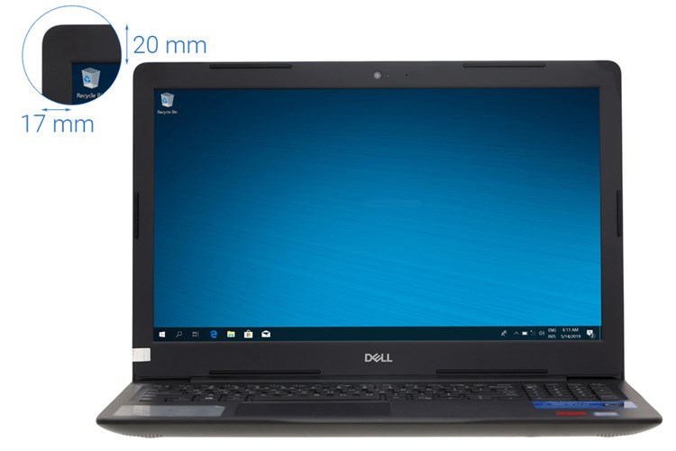 Laptop Dell Vostro 3580 i3 8145U/4GB/1TB/Win10 (V5I3058W) Màu Đen