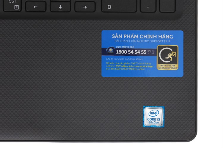Laptop Dell Vostro 3580 i3 8145U/4GB/1TB/Win10 (V5I3058W) Màu Đen