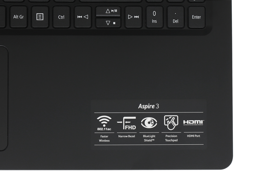 Laptop Acer Aspire A315 54 558R i5 8265U/4GB/1TB/Win10 (NX.HEFSV.005) Màu Đen