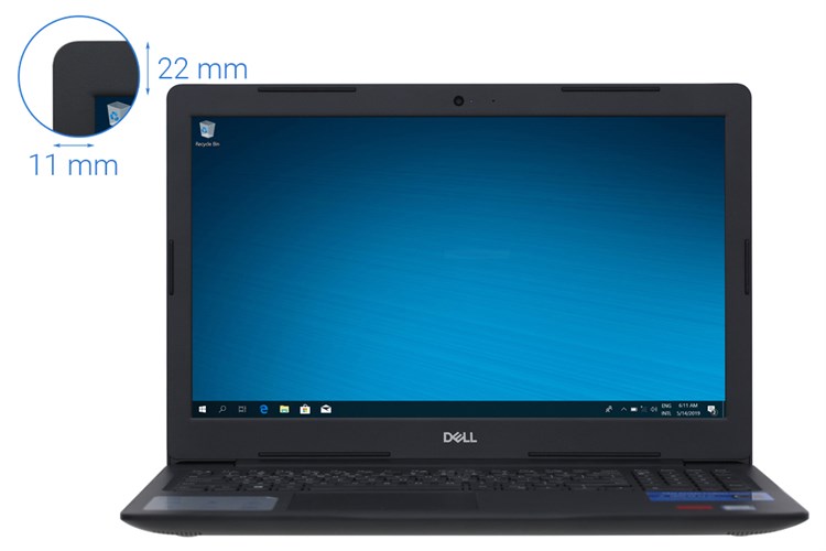 Laptop Dell Vostro 3580 i5 8265U/4GB/1TB/2GB AMD520/Win10 (P75F010V80I) Màu Đen