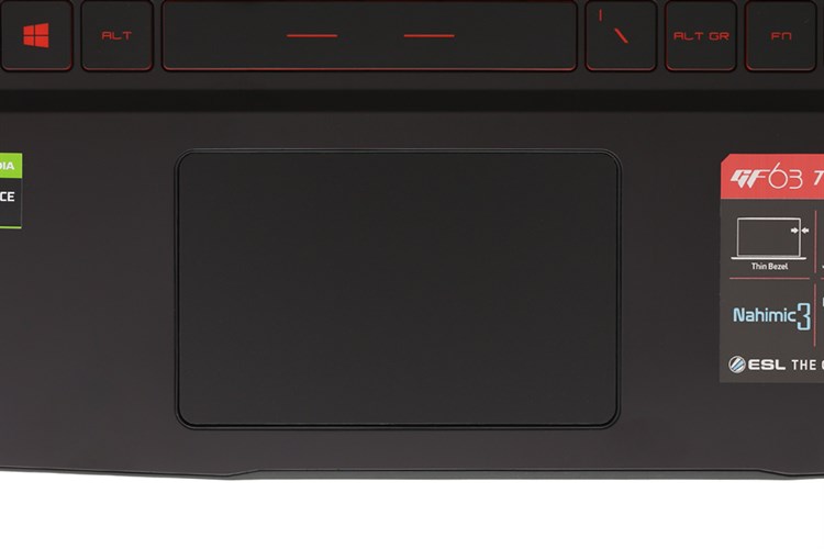 Laptop MSI GF63 9RCX i7 9750H/8GB/512GB/4GB GTX1050Ti/Win10 (645VN)