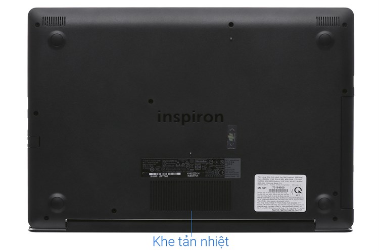 Laptop Dell Inspiron N3580 i5 8265U/4GB/1TB/Win10 (P75F106N80I) Màu Đen