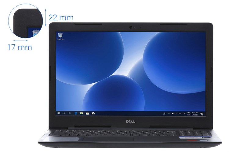 Laptop Dell Inspiron N3580 i5 8265U/4GB/1TB/Win10 (P75F106N80I) Màu Đen