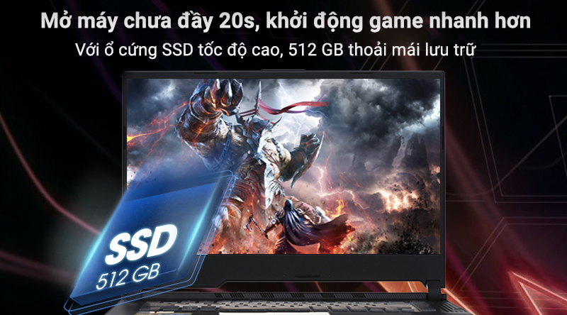 Laptop Asus Gaming ROG Strix G531 i7 9750H/8GB/512GB/120Hz/6GB RTX2060/Win10 (VAL218T)