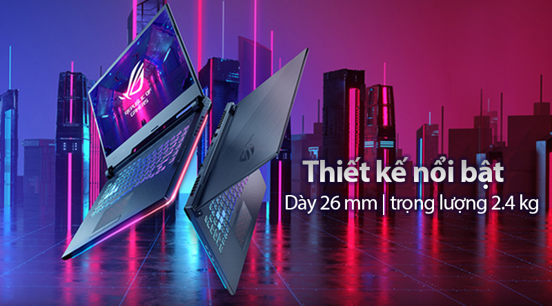 Laptop Asus Gaming ROG Strix G531 i7 9750H/8GB/512GB/120Hz/6GB RTX2060/Win10 (VAL218T)