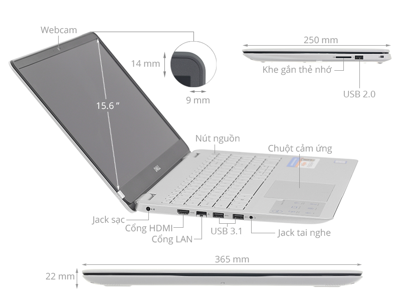 Dell Inspiron 5584 i5 8265U/8GB/1TB/Win10 (CXGR01)