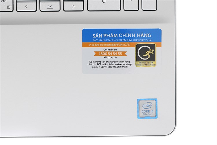 Laptop Dell Inspiron 5584 i5 8265U/8GB/1TB/Win10 (CXGR01) Màu Bạc
