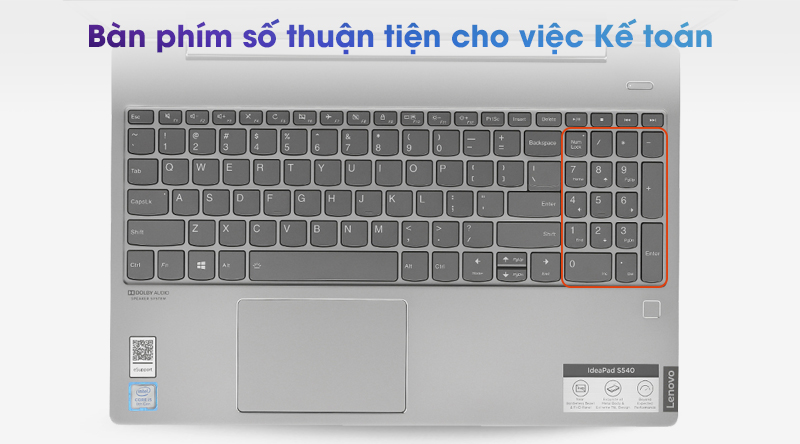 Laptop Lenovo Ideapad S540 15IWL i5 8265U/8GB/1TB+128GB/Win10 (81NE009FVN)