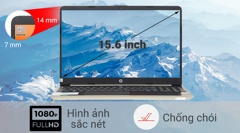 Laptop HP 15s du0056TU i3 7020U/4GB/1TB/Win10 (6ZF53PA)