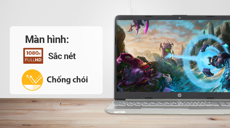 Laptop HP 15s du0054TU i3 7020U/4GB/1TB/Win10 (6ZF60PA)