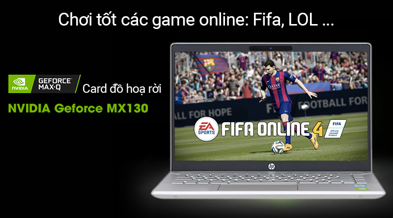 Laptop HP Pavilion 14 ce2100TX i5 8265U/8GB+16GB/1TB/2GB MX130/Win10 (7YA48PA)