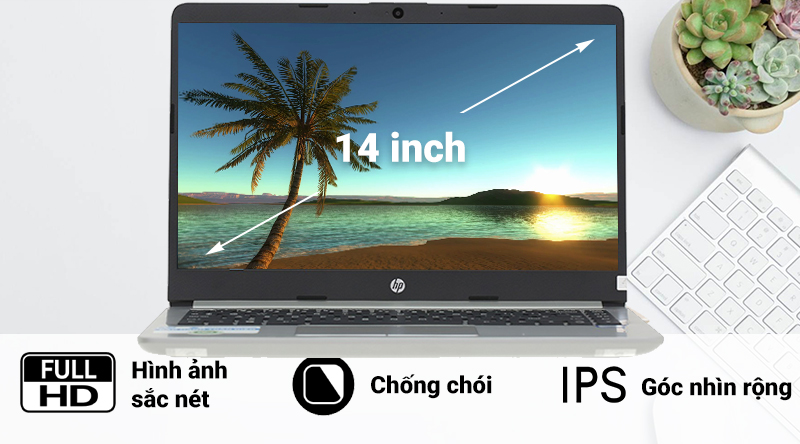 Laptop HP 348 G5 i3 7020U/4GB/256GB/Win10 (7XJ62PA)