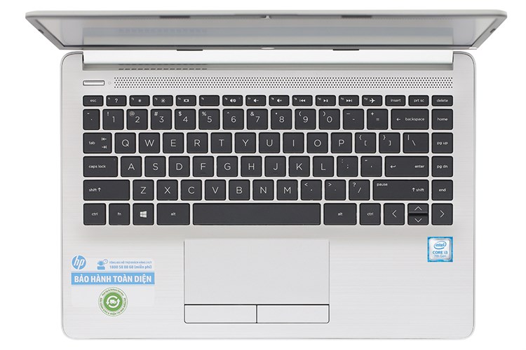 Laptop HP 348 G5 i3 7020U/4GB/256GB/Win10 (7XJ62PA) Màu Bạc