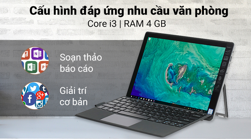 Laptop Acer Switch 5 SW512 52P 34RS i3 7130U/4GB/128GB/Touch/Pen/Win10 (NT.LDTSV.004)