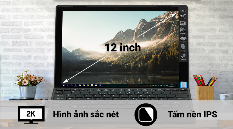 Laptop Acer Switch 5 SW512 52P 34RS i3 7130U/4GB/128GB/Touch/Pen/Win10 (NT.LDTSV.004)