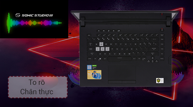 Laptop Asus Gaming ROG Strix G531GD i7 9750H/8GB/512GB/4GB GTX1050/Win10 (AL034T)