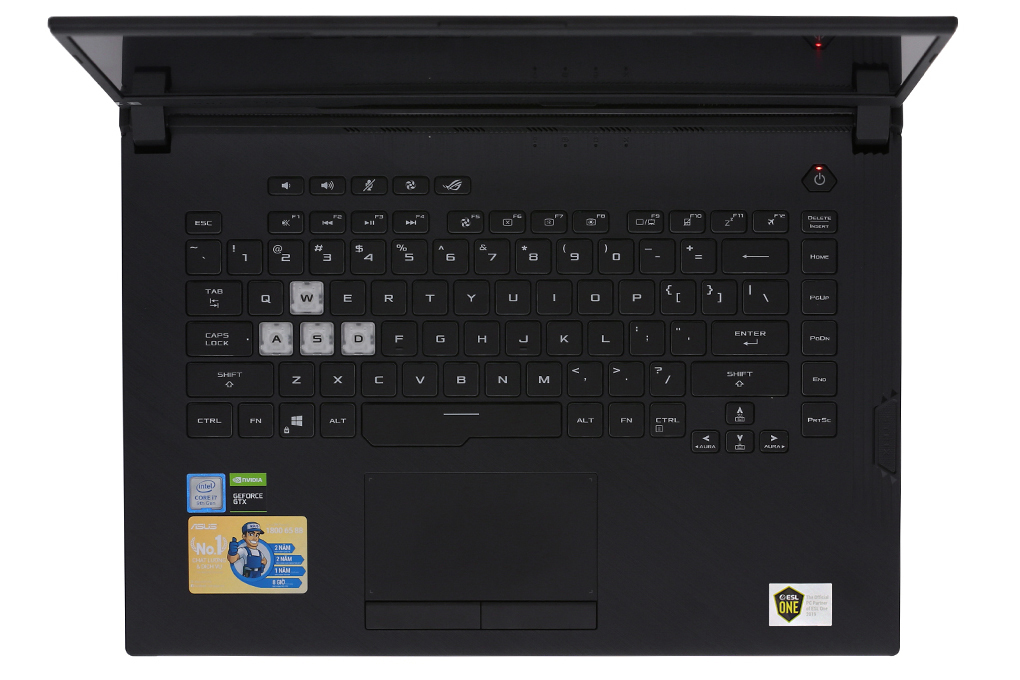 Laptop Asus Gaming ROG Strix G531GD i7 9750H/8GB/512GB/4GB GTX1050/Win10 (AL034T) Màu Đen