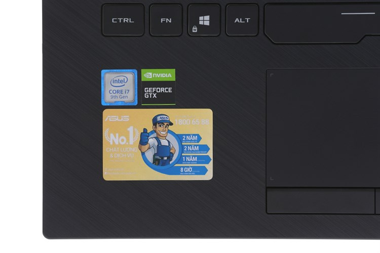 Laptop Asus Gaming ROG Strix G531GD i7 9750H/8GB/512GB/4GB GTX1050/Win10 (AL034T) Màu Đen