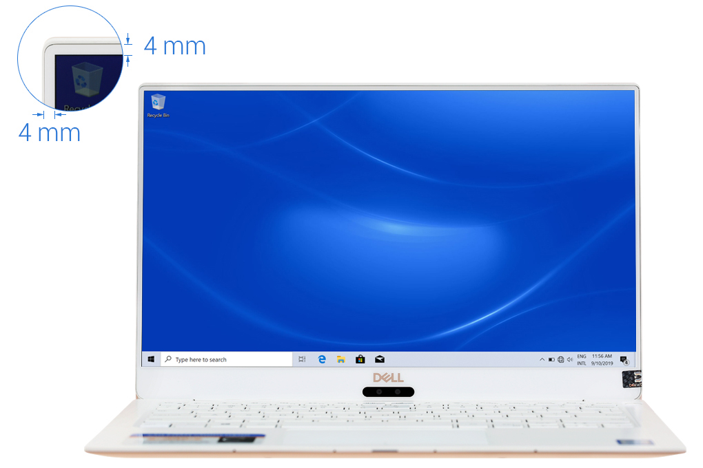 Laptop Dell XPS 13 9370 i7 8550U/8GB/256GB/Office365/Win10 (415PX3) - 3