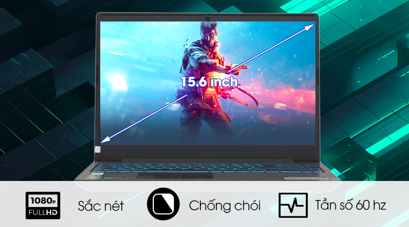 Laptop Lenovo IdeaPad L340 15IRH i7 9750H/8GB/1TB/3GB GTX1050/Win10 (81LK00FBVN)