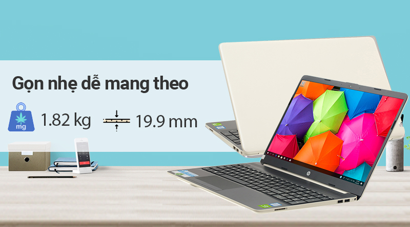 Laptop HP 15s du0070TX i5 8265U/8GB/1TB/2GB MX130/Win10 (8AG62PA)