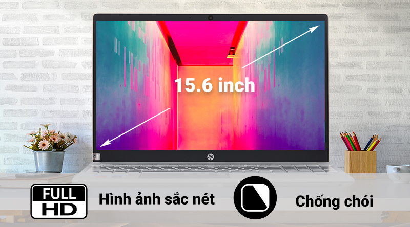 Laptop HP Pavilion 15 cs2044TU i5 8265U/8GB/256GB/Win10 (7YA51PA)