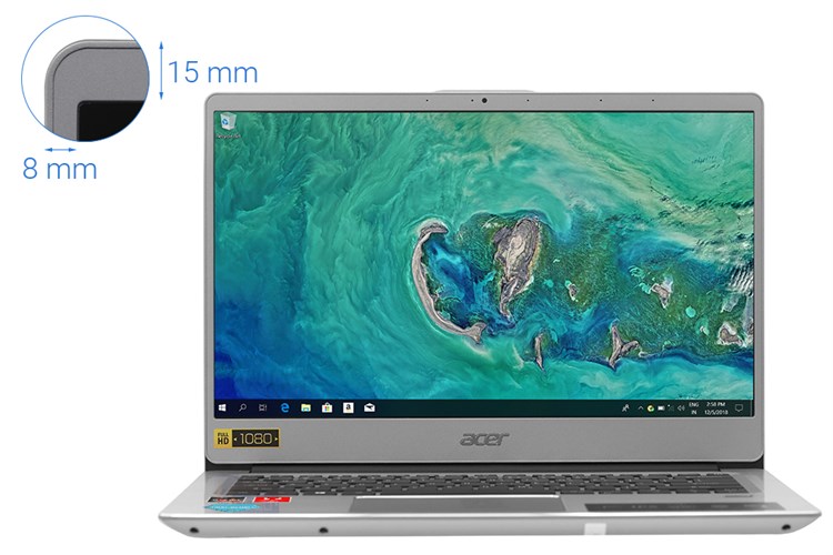 Laptop Acer Swift 3 SF314 41 R4J1 R3 3200U/4GB/256GB/Win10 (NX.HFDSV.001) Màu Bạc