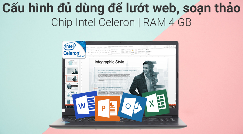 Laptop Acer Aspire A315 34 C2H9 N4000/4GB/256GB/Win10 (NX.HE3SV.005)