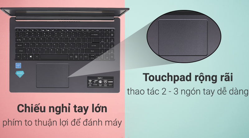 Laptop Acer Aspire A315 34 C2H9 N4000/4GB/256GB/Win10 (NX.HE3SV.005)