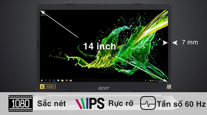 Laptop Acer Aspire A514 52 516K i5 10210U/4GB/256GB/Win10 (NX.HMHSV.002)