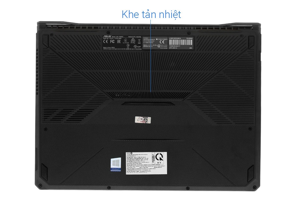 Laptop Asus Gaming TUF FX505D R7 3750H/8GB/512GB/4GB GTX1650/Win10 (AL003T) Màu Xám