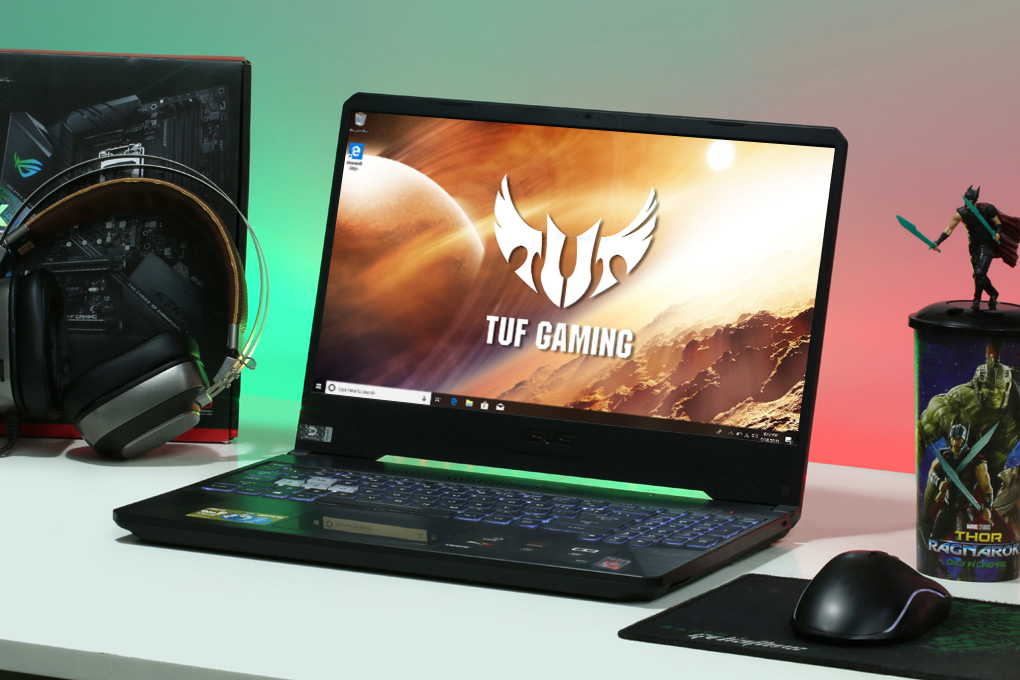 Laptop Asus Gaming TUF FX505D R7 3750H/8GB/512GB/4GB GTX1650/Win10 (AL003T) Màu Xám
