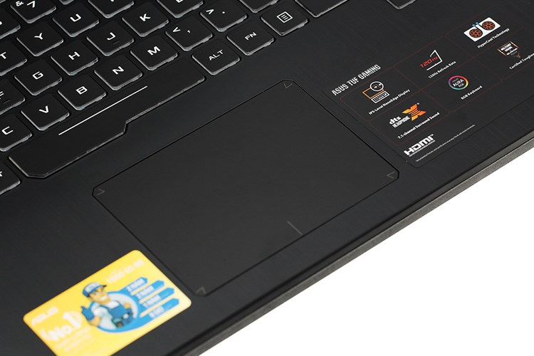 Laptop Asus Gaming TUF FX505D R7 3750H/8GB/512GB/4GB GTX1650/Win10 (AL003T) Màu Xám