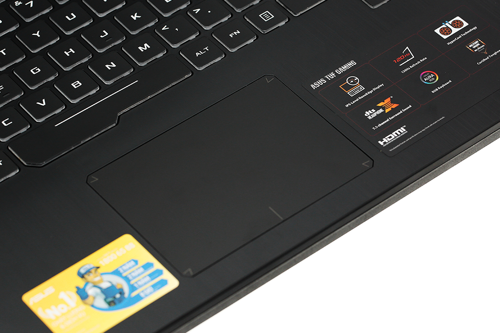 Laptop Asus Gaming TUF FX505D R7 3750H/8GB/512GB/4GB GTX1650/Win10 (AL003T) Màu Xám