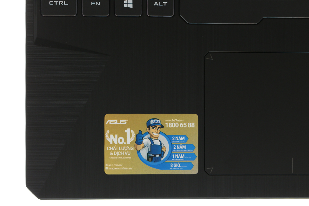 Laptop Asus Gaming TUF FX505D R7 3750H/8GB/512GB/4GB GTX1650/Win10 (AL003T) Màu Xám